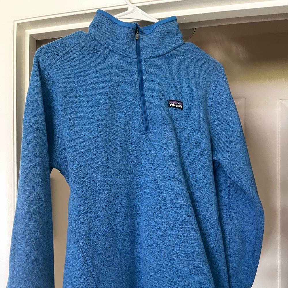 Patagonia Better Sweater Quarter Zip Fleece, blue